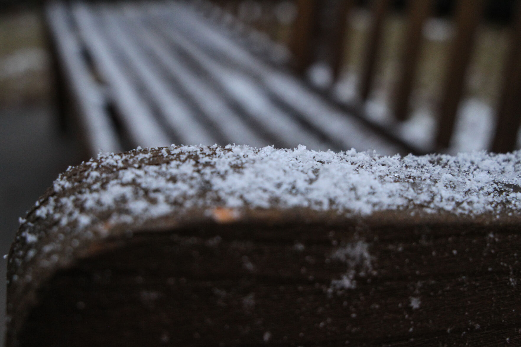 Bench Snowy